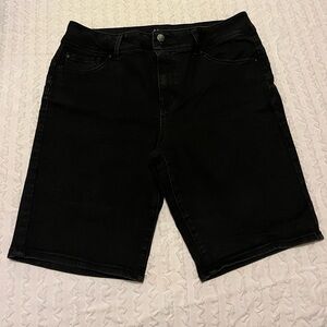d. jeans Charcoal Denim Shorts